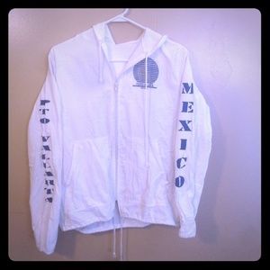 Puerto Vallarta zip up  nautical sailing jacket